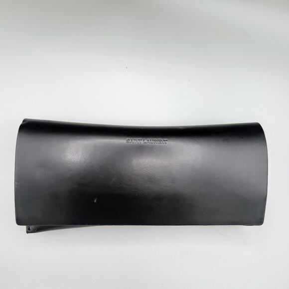 New Saint Laurent SL M78/F 002 Black Plastic Oversized Sunglasses Grey Lens - Picture 12 of 12